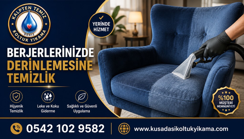 Kuşadası berjer derinlemesine temizlik