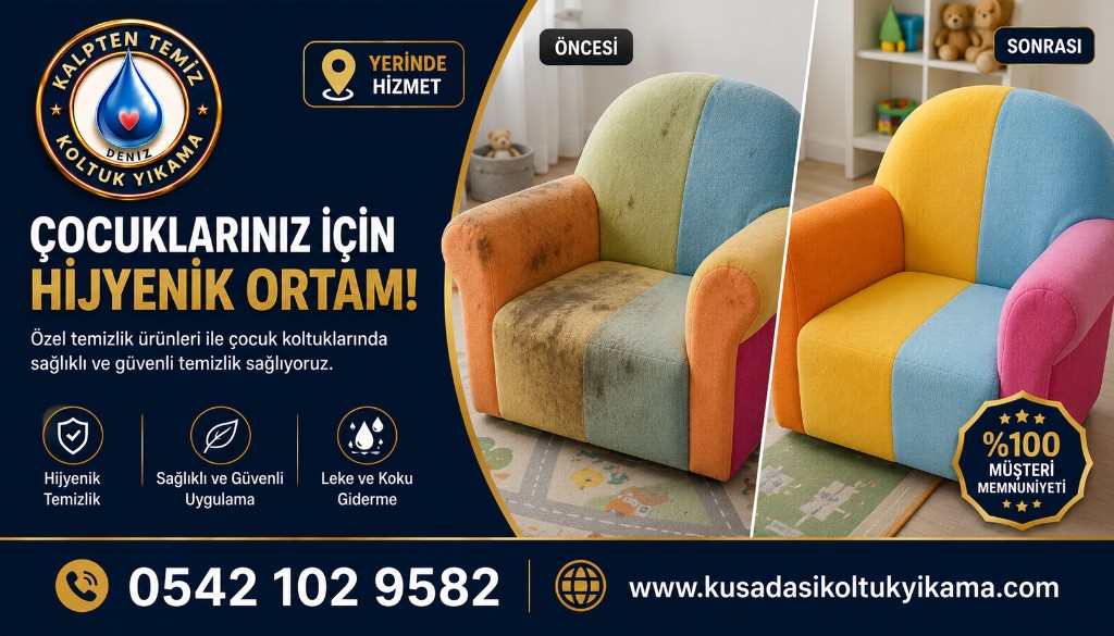 Kuşadası çocuk koltuğu yıkama — sağlıklı hijyen